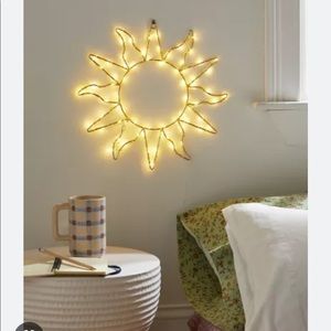 Urban outfitters sun light up wall decor